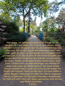 Das Alte ist vergangen neues ist geworden